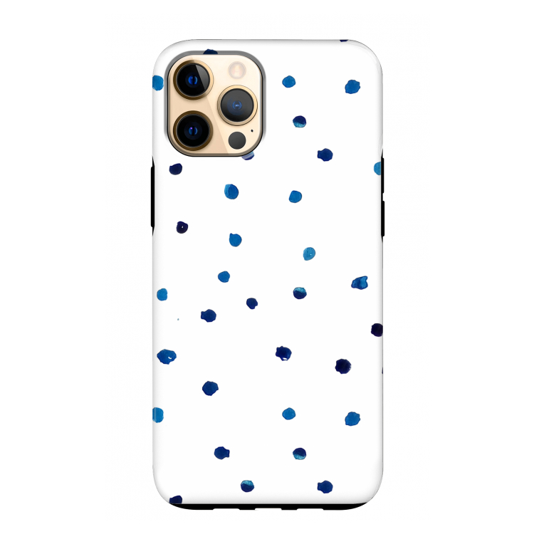 Blauwe stippen: iPhone 12 Pro Max Tough Case