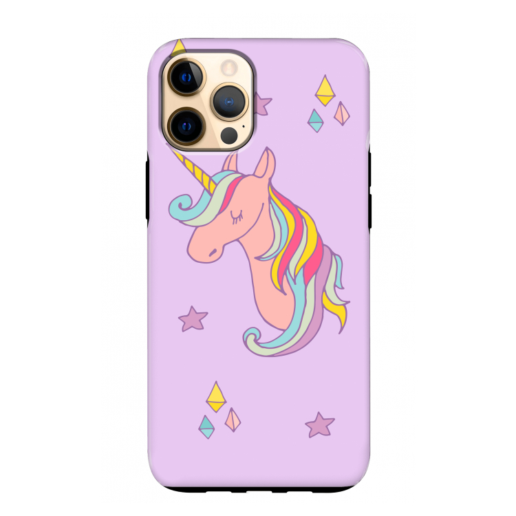 Roze eenhoorn: iPhone 12 Pro Max Tough Case