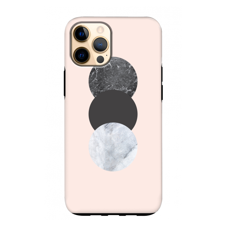Marmeren cirkels: iPhone 12 Pro Max Tough Case