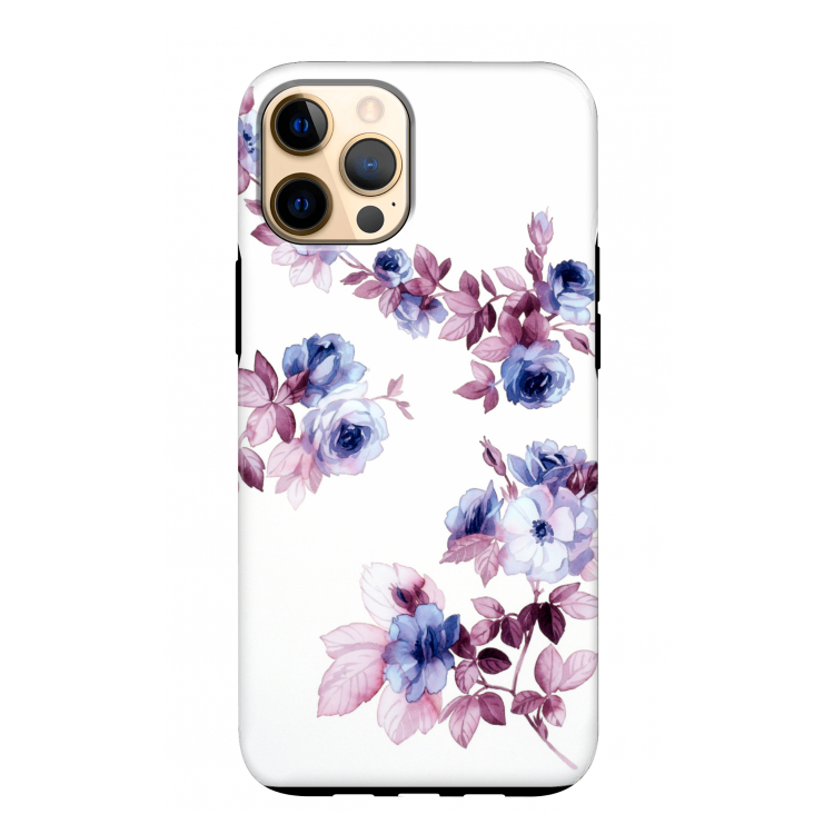 Waterverf bloemen: iPhone 12 Pro Max Tough Case