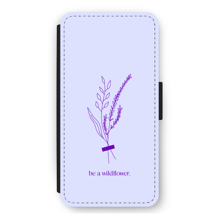 Be a wildflower: iPhone 12 Pro Max Flip Hoesje