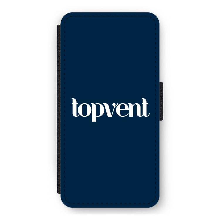 Topvent Navy: iPhone 12 Pro Max Flip Hoesje