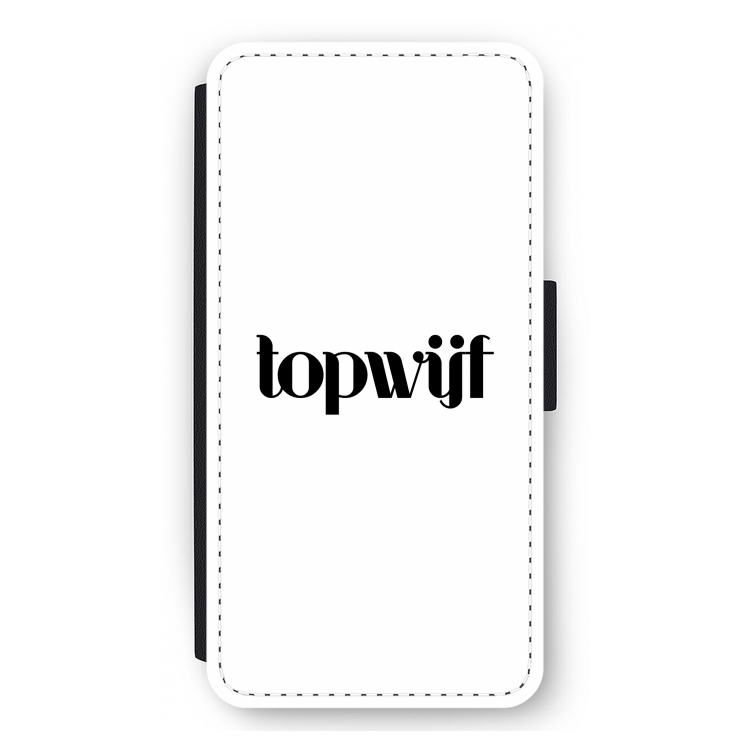 Topwijf Wit: iPhone 12 Pro Max Flip Hoesje