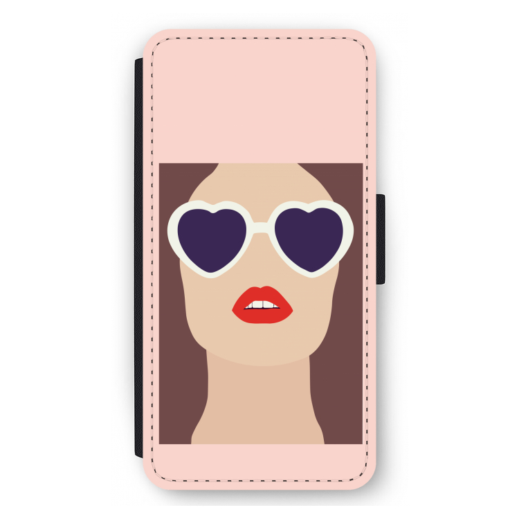 Red lips: iPhone 12 Pro Max Flip Hoesje