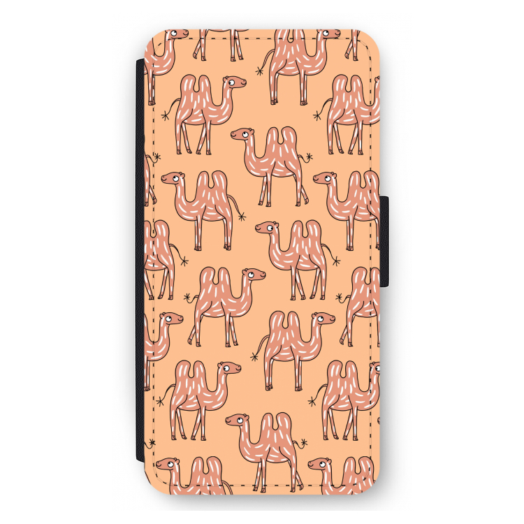 Kameel: iPhone 12 Pro Max Flip Hoesje