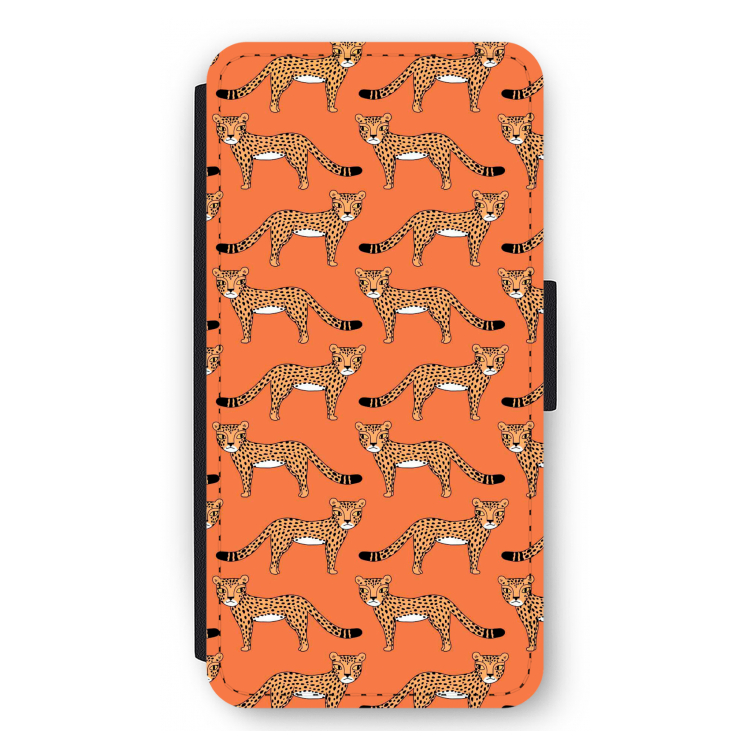 Cheetah: iPhone 12 Pro Max Flip Hoesje
