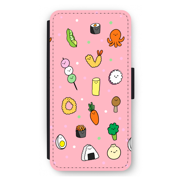 Happy bento friends: iPhone 12 Pro Max Flip Hoesje