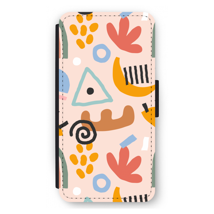 Abstract: iPhone 12 Pro Max Flip Hoesje