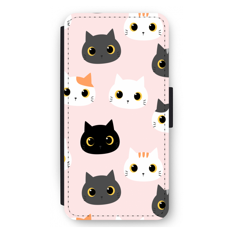Katten: iPhone 12 Pro Max Flip Hoesje