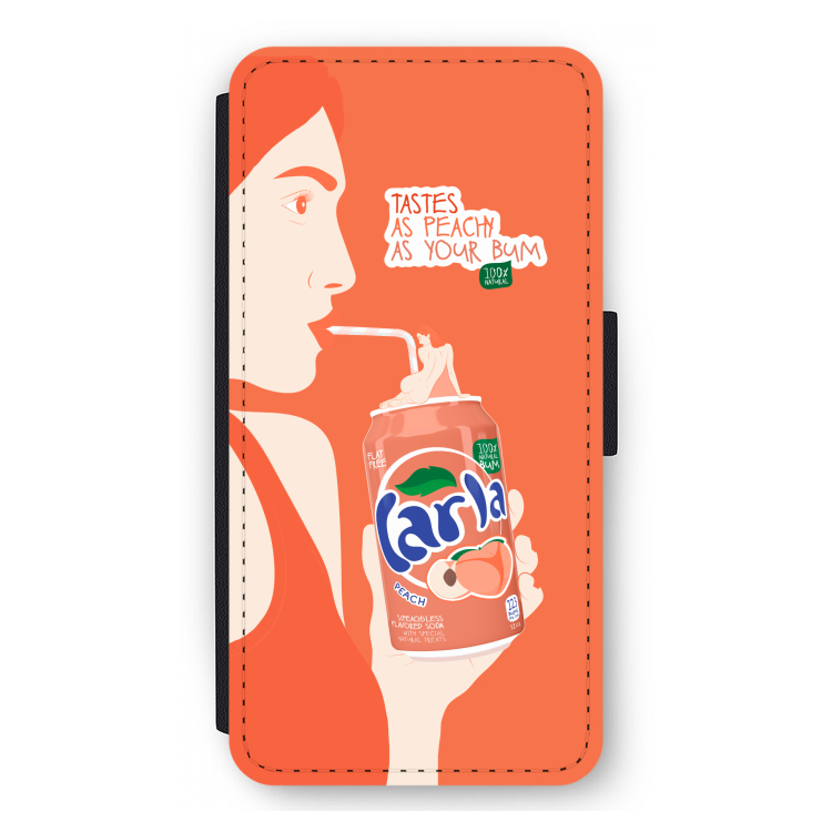 Peach please!: iPhone 12 Pro Max Flip Hoesje