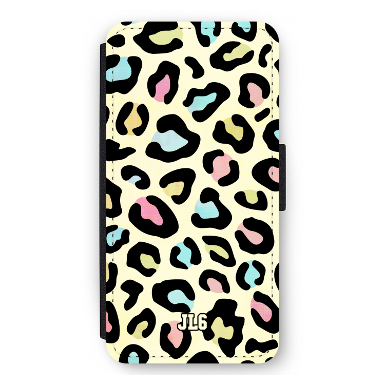 Leopard pattern: iPhone 12 Pro Max Flip Hoesje