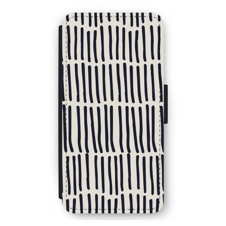 Moroccan stripes: iPhone 12 Pro Max Flip Hoesje