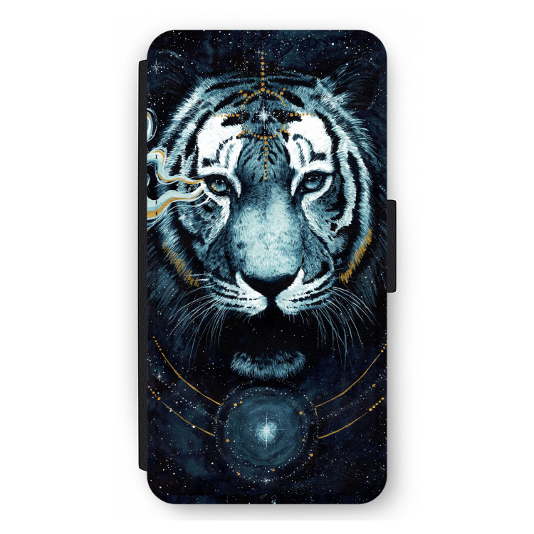 Darkness Tiger: iPhone 12 Pro Max Flip Hoesje
