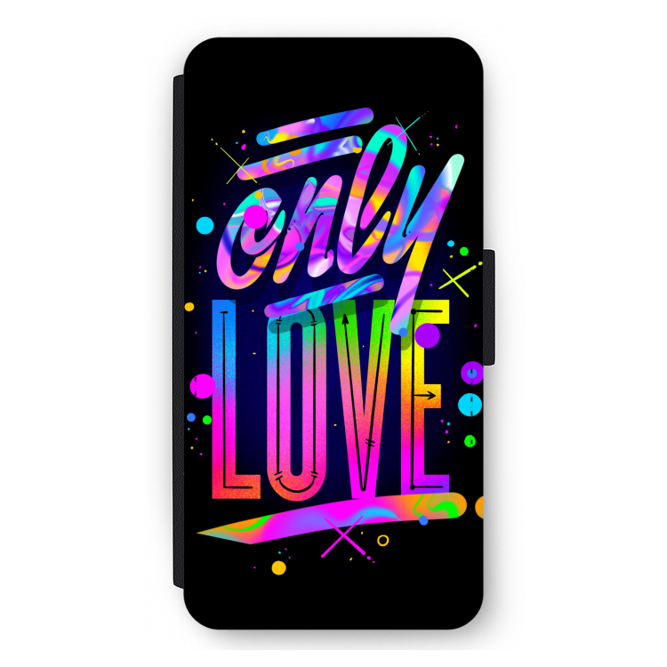 Only Love: iPhone 12 Pro Max Flip Hoesje