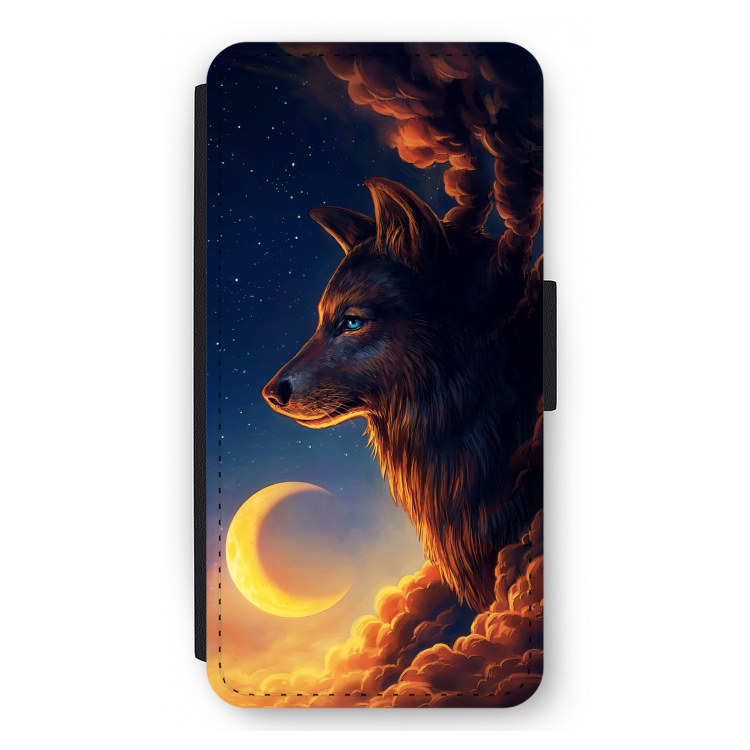 Night Guardian: iPhone 12 Pro Max Flip Hoesje