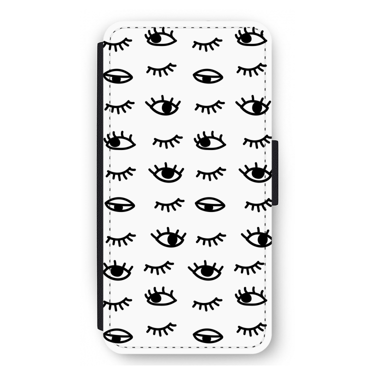 Eye pattern #2: iPhone 12 Pro Max Flip Hoesje