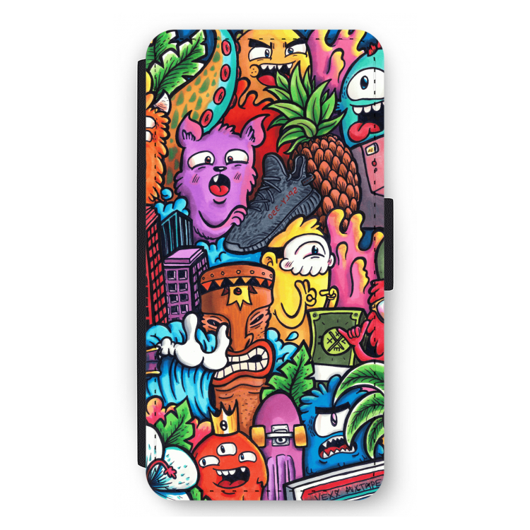 Vexx Mixtape: iPhone 12 Pro Max Flip Hoesje