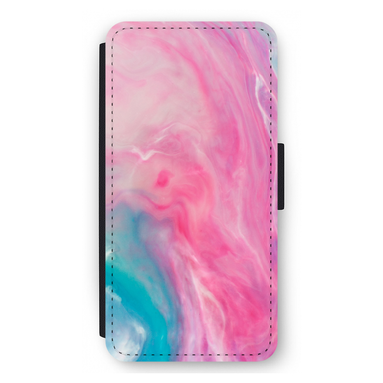 Roze explosie: iPhone 12 Pro Max Flip Hoesje