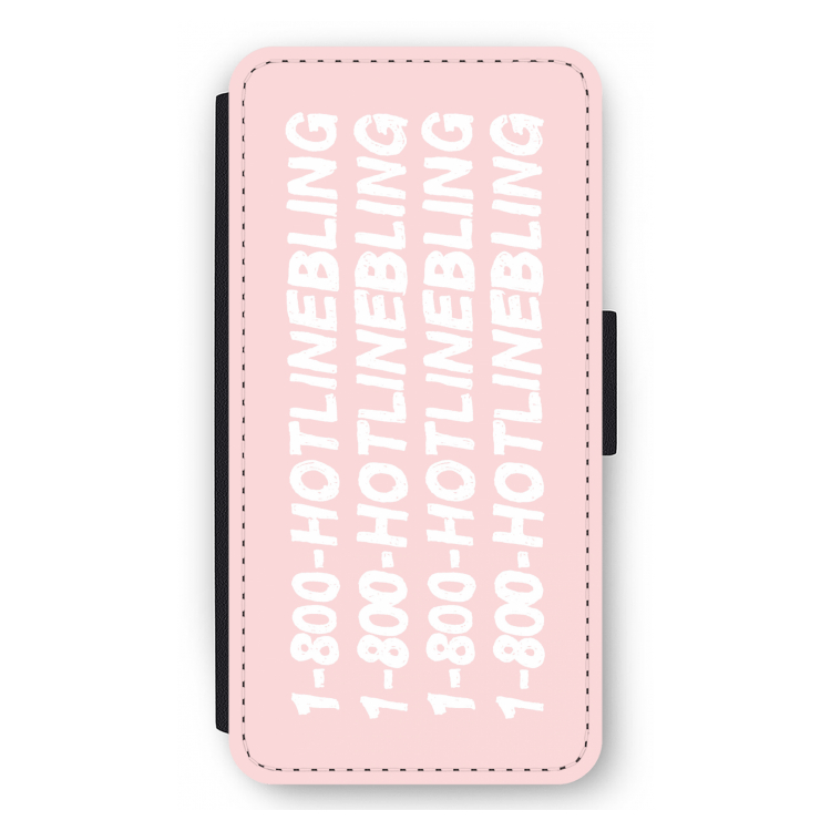 Hotline bling pink: iPhone 12 Pro Max Flip Hoesje