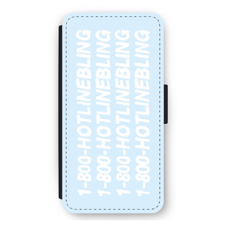 Hotline bling blue: iPhone 12 Pro Max Flip Hoesje