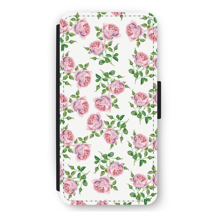 Kleine roosjes: iPhone 12 Pro Max Flip Hoesje
