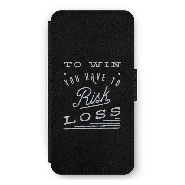 Risk loss: iPhone 12 Pro Max Flip Hoesje