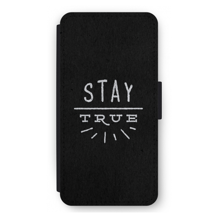 Stay true: iPhone 12 Pro Max Flip Hoesje
