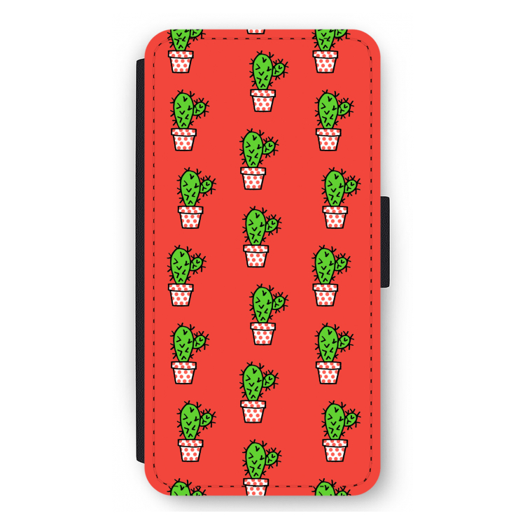 Mini cactus: iPhone 12 Pro Max Flip Hoesje