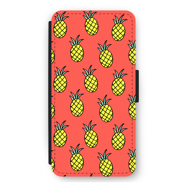 Ananas: iPhone 12 Pro Max Flip Hoesje