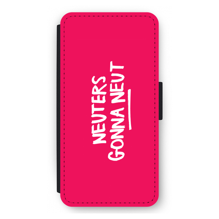 Neuters (roze): iPhone 12 Pro Max Flip Hoesje