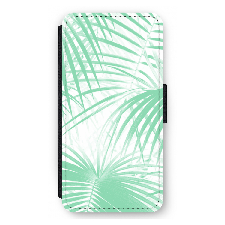 Palmbladeren: iPhone 12 Pro Max Flip Hoesje
