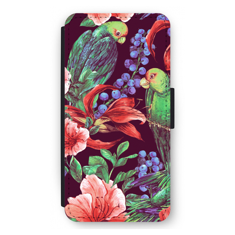 Papegaaien: iPhone 12 Pro Max Flip Hoesje