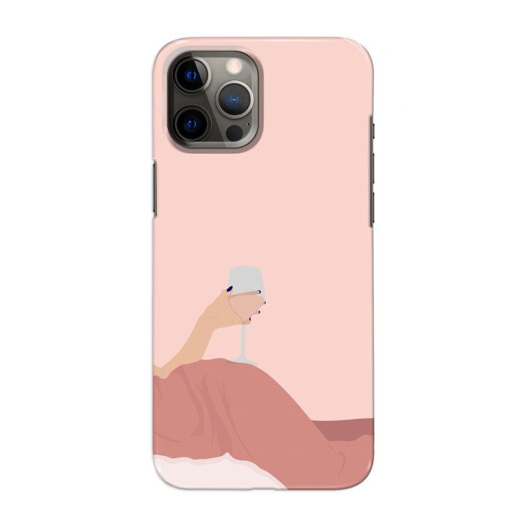 Wine: Volledig geprint iPhone 12 Pro Max Hoesje