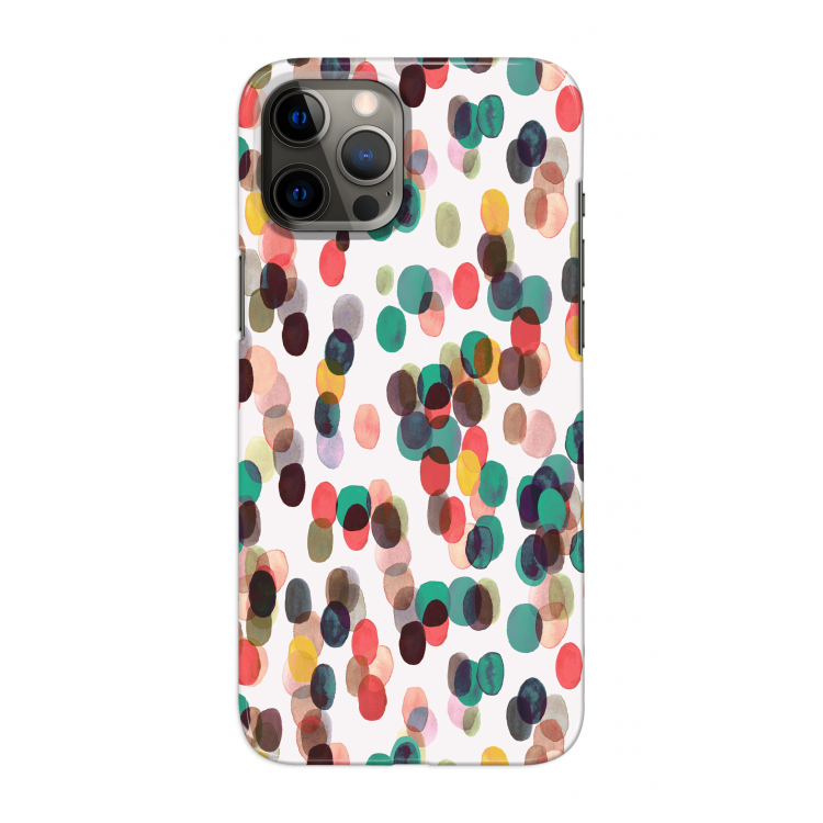 Tropical Dots: Volledig geprint iPhone 12 Pro Max Hoesje