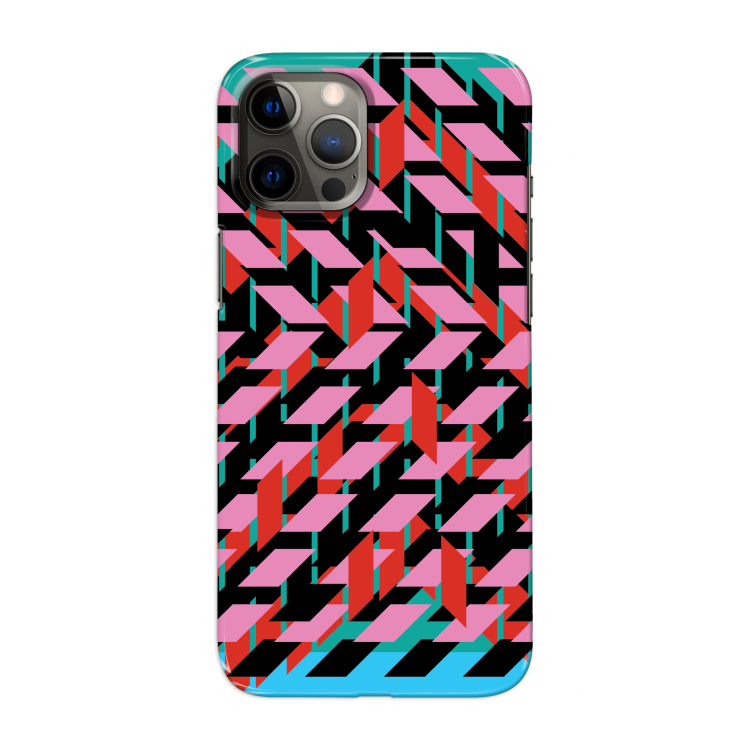 Skew Blush 2: Volledig geprint iPhone 12 Pro Max Hoesje