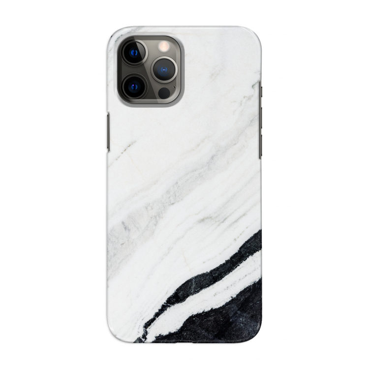 Elegante marmer: Volledig geprint iPhone 12 Pro Max Hoesje
