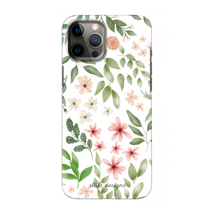 Botanical sweet flower heaven: Volledig geprint iPhone 12 Pro Max Hoesje