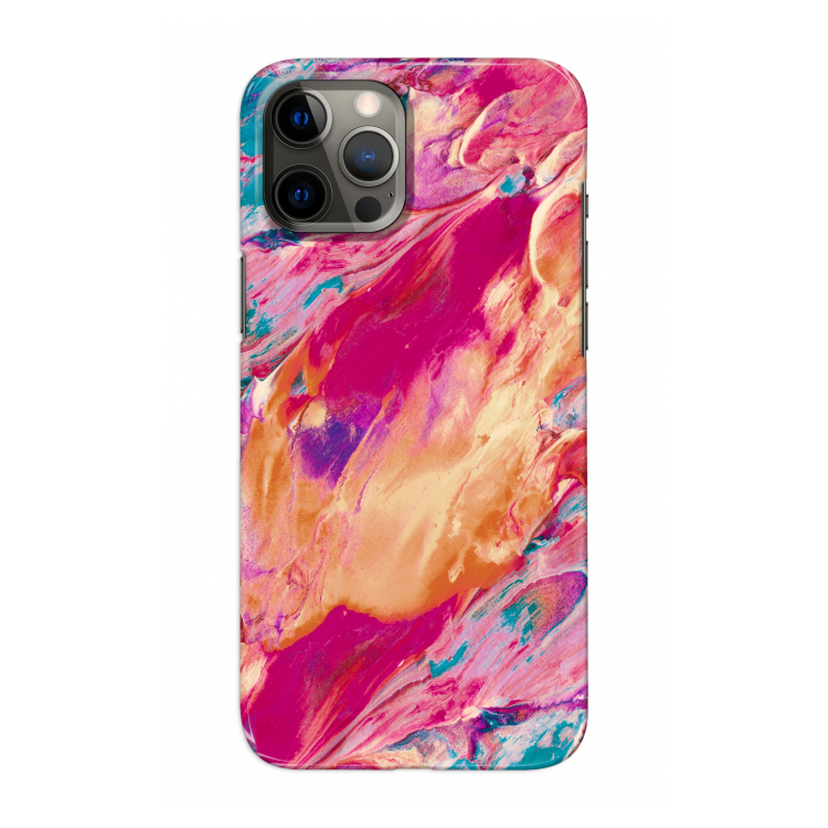 Pastel Echoes: Volledig geprint iPhone 12 Pro Max Hoesje
