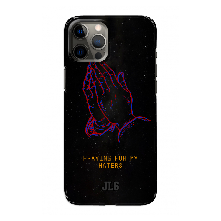 Praying For My Haters: Volledig geprint iPhone 12 Pro Max Hoesje