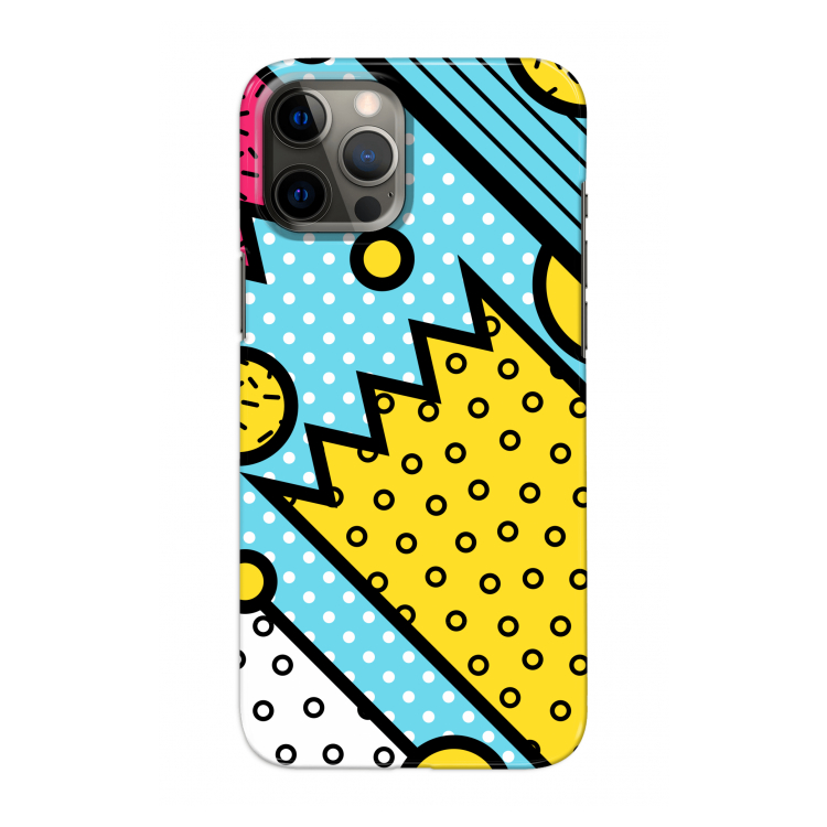 Pop Art #1: Volledig geprint iPhone 12 Pro Max Hoesje