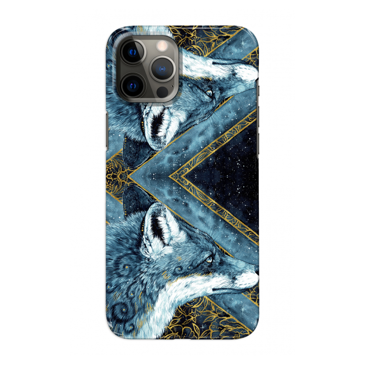 Golden Fox: Volledig geprint iPhone 12 Pro Max Hoesje