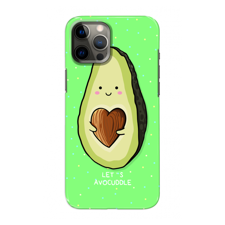 Avocuddle: Volledig geprint iPhone 12 Pro Max Hoesje
