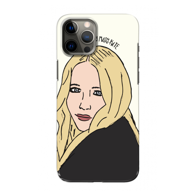 Mary Kate: Volledig geprint iPhone 12 Pro Max Hoesje