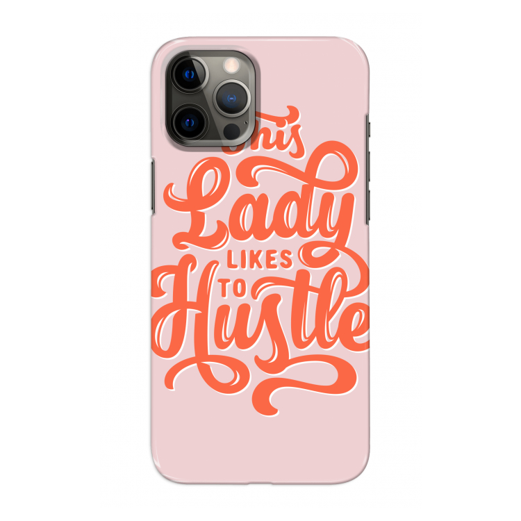 Hustle Lady: Volledig geprint iPhone 12 Pro Max Hoesje
