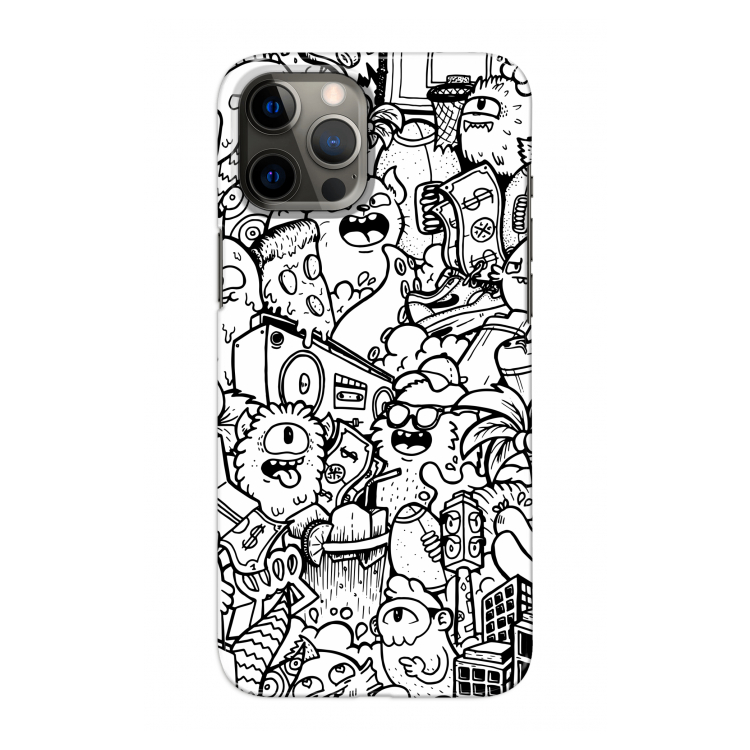 Vexx City #2: Volledig geprint iPhone 12 Pro Max Hoesje