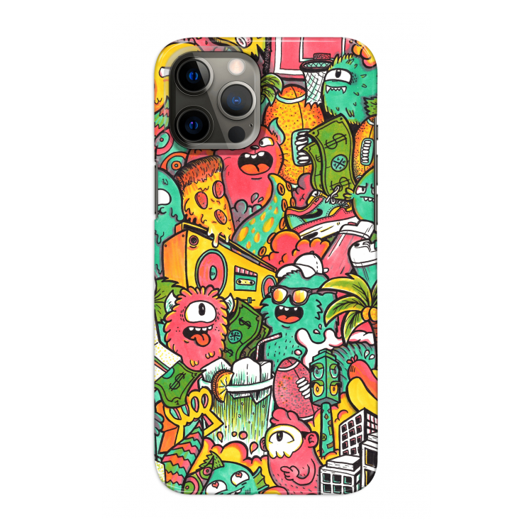 Vexx City: Volledig geprint iPhone 12 Pro Max Hoesje