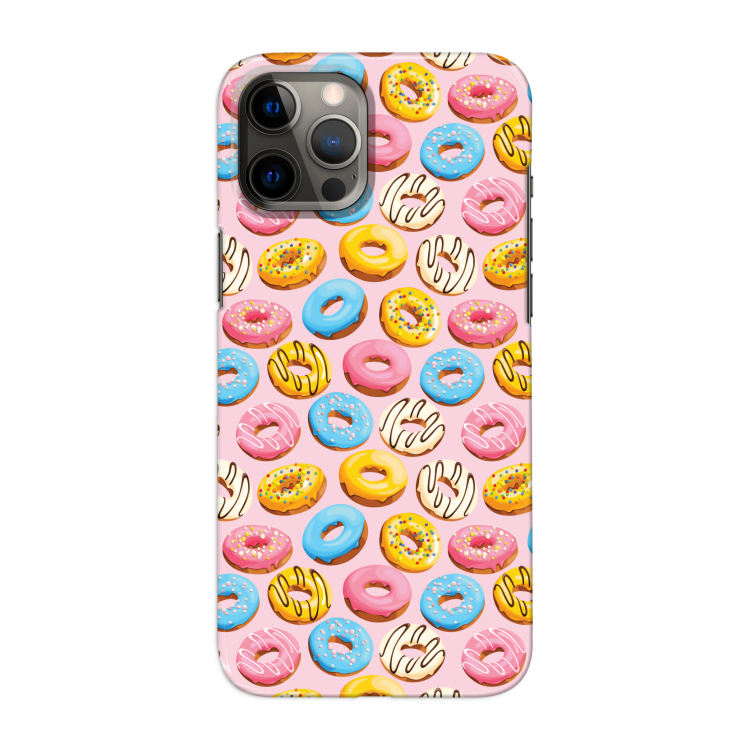 Pink donuts: Volledig geprint iPhone 12 Pro Max Hoesje