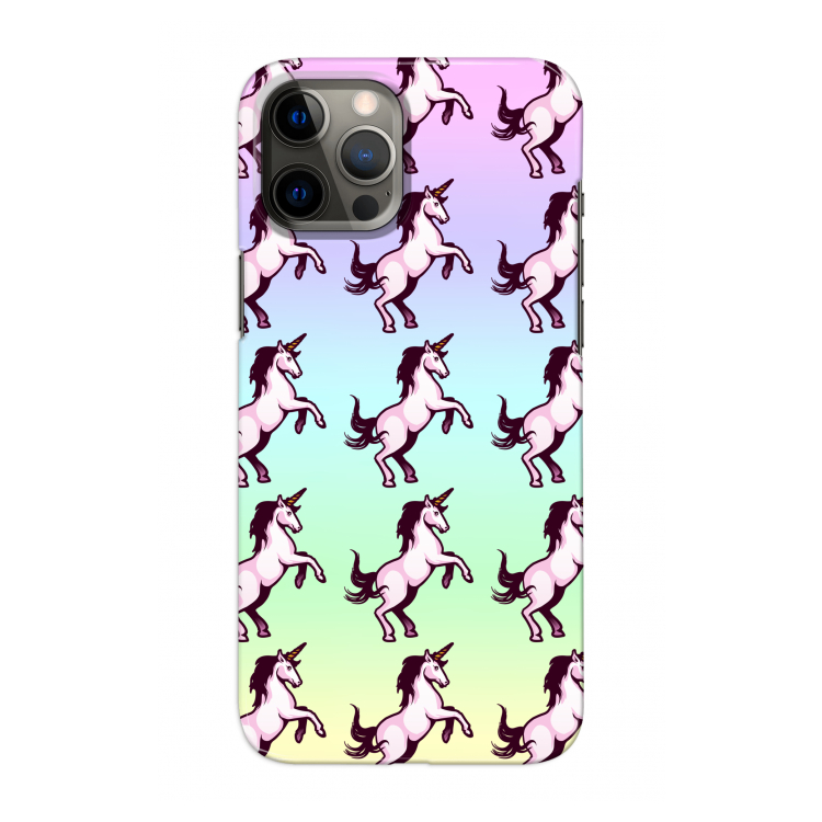 Musketon Unicorn: Volledig geprint iPhone 12 Pro Max Hoesje