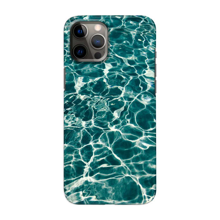 Weerkaatsing water: Volledig geprint iPhone 12 Pro Max Hoesje