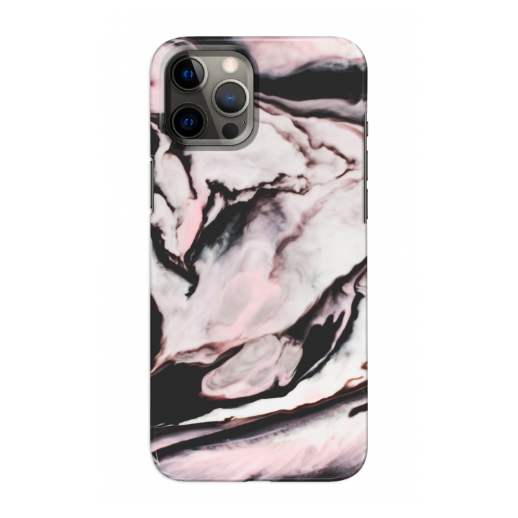 Roze stroom: Volledig geprint iPhone 12 Pro Max Hoesje